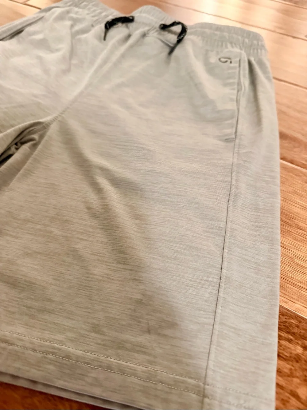 GAP Fit Boys’ Light Gray Athletic Drawstring Shorts